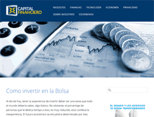 Tablet Screenshot of capitalfinanciero.com